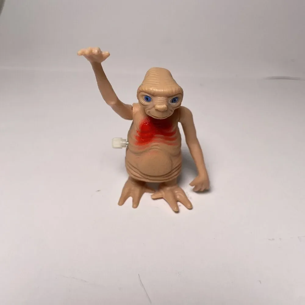 Vintage Wind-Up 1982 Universal Studios LJN Toys ET Extra Terrestial Walking Toy